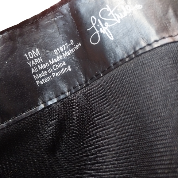 LIFE STRIDE Black Leather knee boots size 10 M - Picture 9 of 12